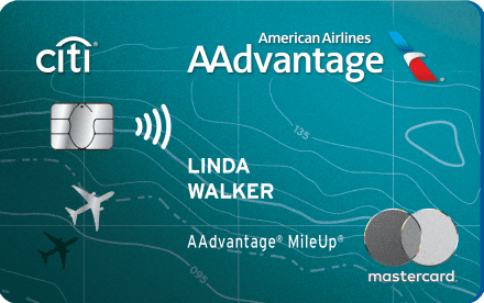 American Airlines AAdvantage® MileUp® Card 卡面
