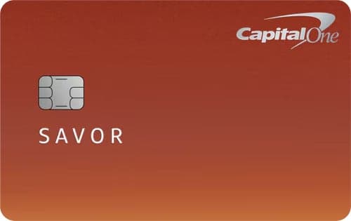 Capital One Savor Cash Rewards Credit Card 卡面