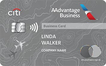 Citi® / AAdvantage Business™ World Elite Mastercard® 卡面