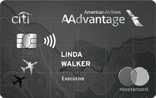 Citi® / AAdvantage® Executive World Elite Mastercard® 卡面