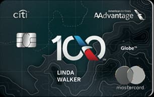 Citi® / AAdvantage® Globe™ Mastercard® 卡面