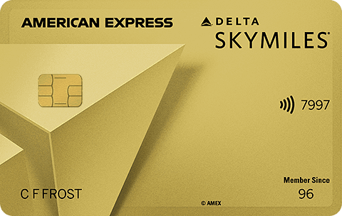 Delta SkyMiles Gold American Express Card 卡面