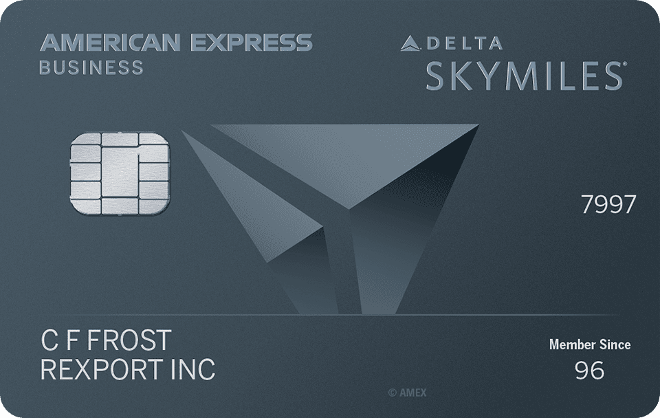 Delta SkyMiles Reserve Business American Express Card 卡面