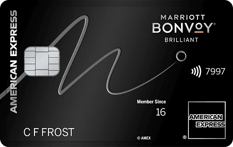 Marriott Bonvoy Brilliant American Express Card 卡面
