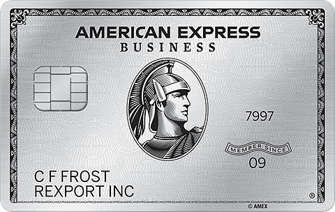 The Business Platinum Card from American Express 卡面
