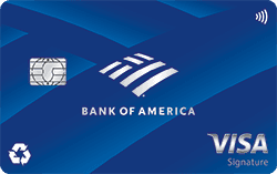 Bank of America Travel Rewards 卡面