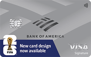 Bank of America Unlimited Cash Rewards 卡面