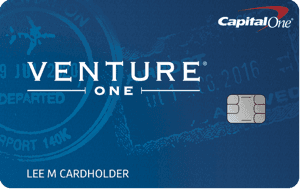 Capital One VentureOne Rewards Credit Card 卡面