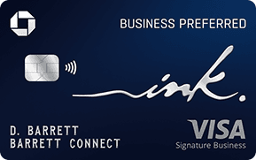 Chase Ink Business Preferred Credit Card 卡面