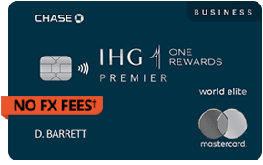 IHG One Rewards Premier Business Credit Card 卡面