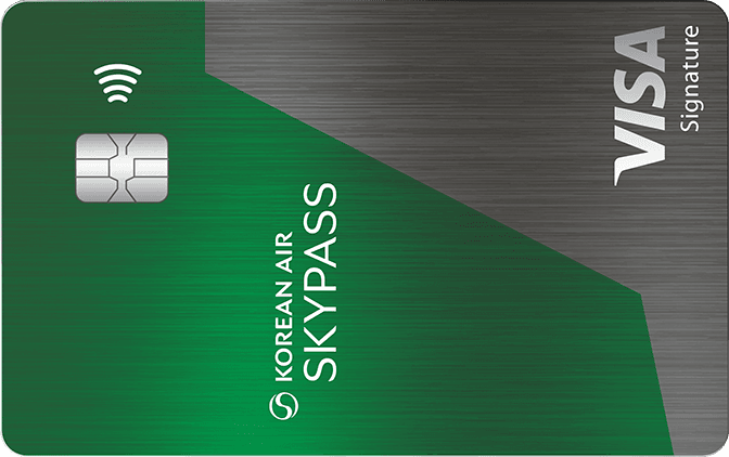 Korean Air SKYPASS Visa Signature Card 卡面