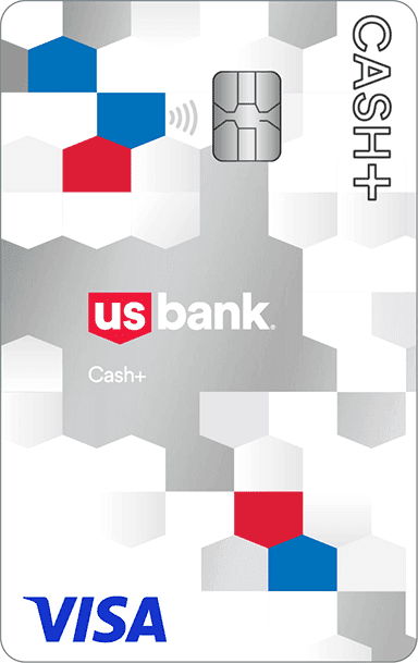 U.S. Bank Cash+ Secured Visa Card 卡面